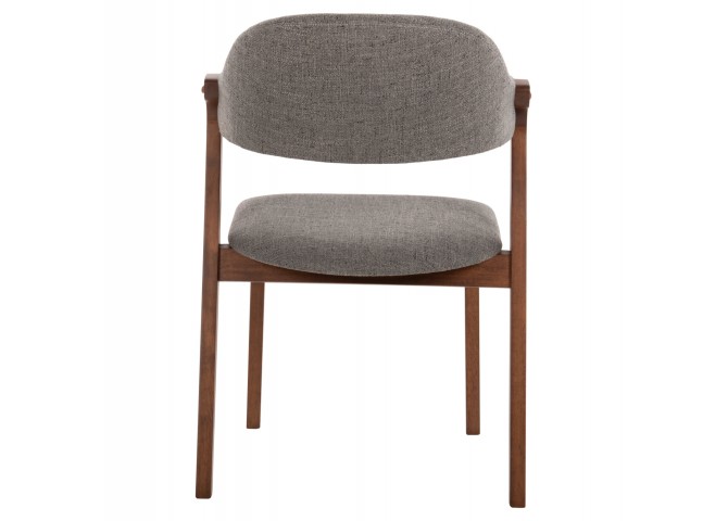ΚΑΡΕΚΛΑ RIDER HM9734.01 RUBBERWOOD ΣΕ ΚΑΡΥΔΙ-ΥΦΑΣΜΑ ΓΚΡΙ 59x59x83Yεκ.