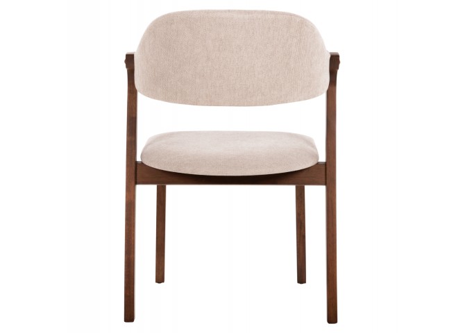 ΚΑΡΕΚΛΑ RIDER HM9734.02 RUBBERWOOD ΣΕ ΚΑΡΥΔΙ-ΥΦΑΣΜΑ ΕΚΡΟΥ 59x59x83Yεκ.