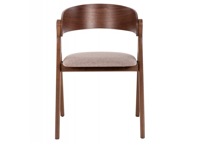 ΚΑΡΕΚΛΑ NEKKER HM9739.01 RUBBERWOOD ΣΕ ΚΑΡΥΔΙ-ΓΚΡΙ ΥΦΑΣΜΑ ΚΑΘΙΣΜΑ 56x55x78Yεκ.