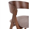 ΚΑΡΕΚΛΑ NEKKER HM9739.01 RUBBERWOOD ΣΕ ΚΑΡΥΔΙ-ΓΚΡΙ ΥΦΑΣΜΑ ΚΑΘΙΣΜΑ 56x55x78Yεκ.