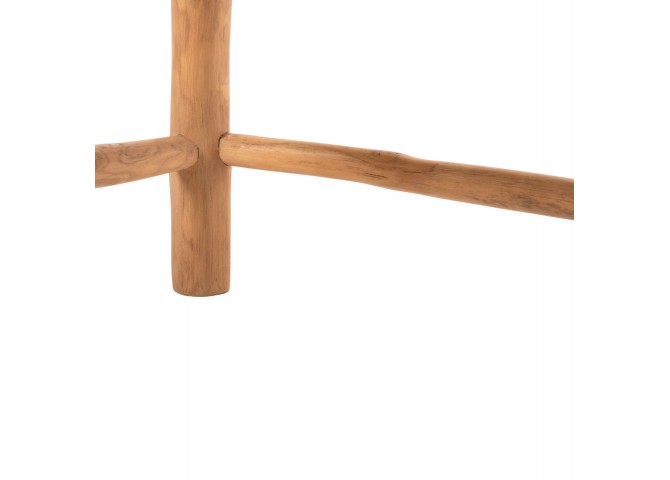 ΤΡΑΠΕΖΙ ΣΑΛΟΝΙΟΥ LONDER HM5985 ΞΥΛΟ ΤΕΑΚ- ΣΥΝΘΕΤΙΚΟ RATTAN-ΦΥΣΙΚΟ 120x80x40Yεκ.