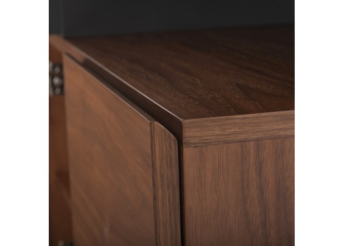 ΜΠΟΥΦΕΣ PREDA HM9747 MDF ΜΕ ΚΑΡΥΔΙ & ΣΚΟΥΡΟ ΓΚΡΙ ΚΑΠΛΑΜΑ 167x28-40x80Υεκ.