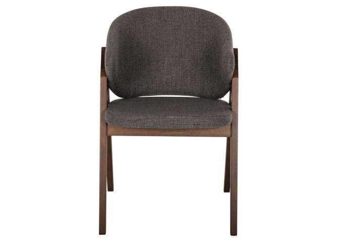 ΚΑΡΕΚΛΑ HANA HM9746.02 RUBBERWOOD ΣΕ ΚΑΡΥΔΙ ΧΡΩΜΑ-ΓΚΡΙ ΥΦΑΣΜΑ 55x60x84Yεκ.