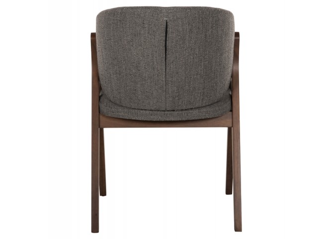 ΚΑΡΕΚΛΑ HANA HM9746.02 RUBBERWOOD ΣΕ ΚΑΡΥΔΙ ΧΡΩΜΑ-ΓΚΡΙ ΥΦΑΣΜΑ 55x60x84Yεκ.
