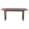 ΤΡΑΠΕΖΙ ΤΡΑΠΕΖΑΡΙΑΣ RINER ΟΡΘΟΓΩΝΙΟ HM9745 MDF ΜΕ ΚΑΠΛΑΜΑ ΚΑΡΥΔΙΑΣ 180x90x76εκ.