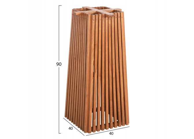 ΒΑΣΗ ΤΡΑΠΕΖΙΟΥ BAR ΤΕΤΡΑΓΩΝΗ FRANTZ HM9858.11 ΞΥΛΟ MINDI-ΦΥΣΙΚΟ 40x40x90Yεκ