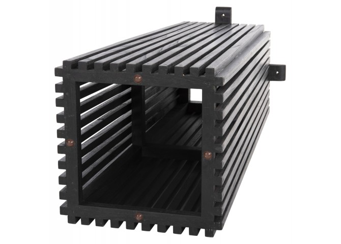 ΒΑΣΗ ΤΡΑΠΕΖΙΟΥ BAR ΤΕΤΡΑΓΩΝΗ FRANTZ HM9858.12 ΞΥΛΟ MINDI-ΜΑΥΡΟ 40x40x90Yεκ