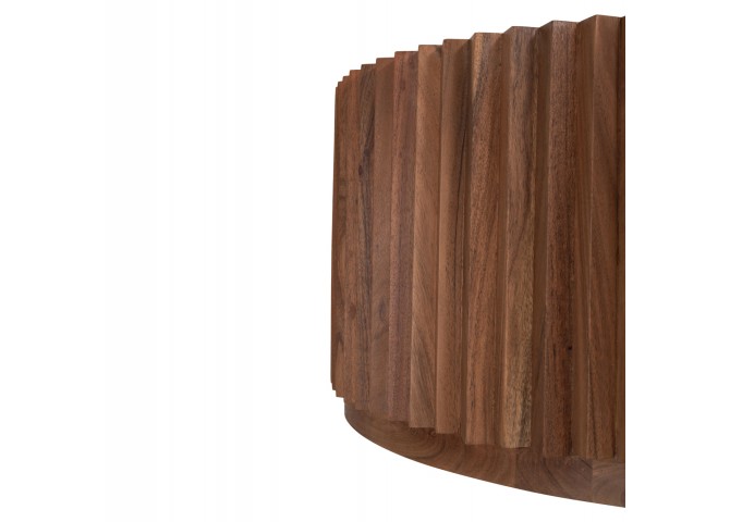 ΤΡΑΠΕΖΙ ΣΑΛΟΝΙΟΥ ΣΤΡΟΓΓΥΛΟ SEDGE HM9695 ΜΑΣΙΦ ΑΚΑΚΙΑ-ΦΥΣΙΚΟ ΧΡΩΜΑ Φ90Χ38Υεκ.