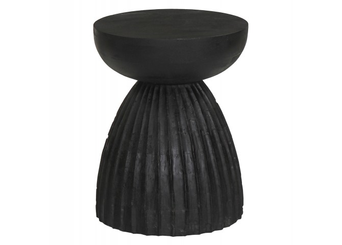 ΣΚΑΜΠΟ ΣΤΡΟΓΓΥΛΟ SCALLOP HM9702 ΜΑΣΙΦ MANGO ΣΕ ΣΕ ΜΑΥΡΟ ΧΡΩΜΑ Φ35x45Υεκ.