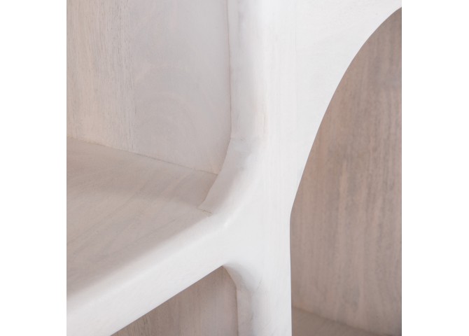 ΜΠΟΥΦΕΣ HANDYR HM9705 ΜΑΣΙΦ ΞΥΛΟ MANGO ΣΕ ΛΕΥΚΟ ΧΡΩΜΑ 165x35x75Yεκ.