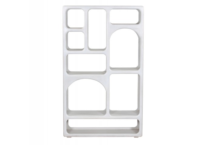 ΒΙΒΛΙΟΘΗΚΗ HANDYR HM9707 ΜΑΣΙΦ ΞΥΛΟ MANGO ΣΕ ΛΕΥΚΟ ΧΡΩΜΑ 100x35x165Yεκ.
