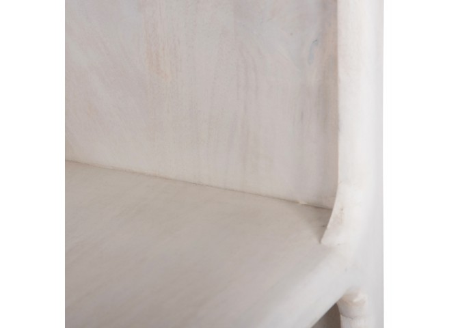 ΒΙΒΛΙΟΘΗΚΗ HANDYR HM9707 ΜΑΣΙΦ ΞΥΛΟ MANGO ΣΕ ΛΕΥΚΟ ΧΡΩΜΑ 100x35x165Yεκ.