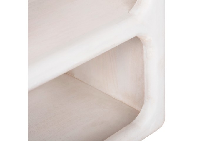 ΒΙΒΛΙΟΘΗΚΗ HANDYR HM9707 ΜΑΣΙΦ ΞΥΛΟ MANGO ΣΕ ΛΕΥΚΟ ΧΡΩΜΑ 100x35x165Yεκ.