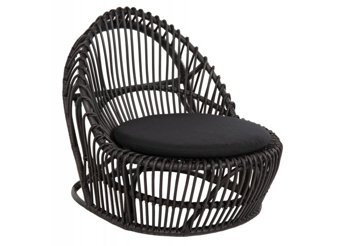 ΠΟΛΥΘΡΟΝΑ ENTROPY HM9840.03 ΦΥΣΙΚΟ RATTAN ΜΕ ΜΑΞΙΛΑΡΙ-ΜΑΥΡΟ 80x97x85Υεκ.