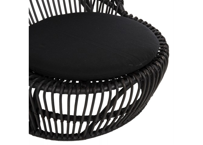 ΠΟΛΥΘΡΟΝΑ ENTROPY HM9840.03 ΦΥΣΙΚΟ RATTAN ΜΕ ΜΑΞΙΛΑΡΙ-ΜΑΥΡΟ 80x97x85Υεκ.