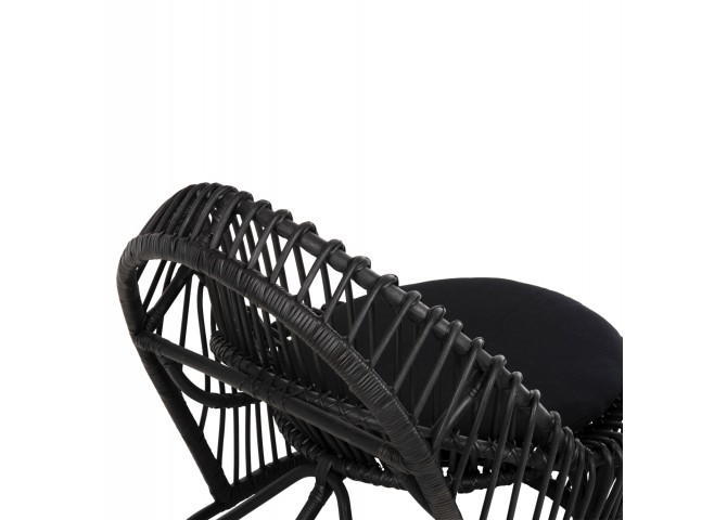 ΠΟΛΥΘΡΟΝΑ ENTROPY HM9840.03 ΦΥΣΙΚΟ RATTAN ΜΕ ΜΑΞΙΛΑΡΙ-ΜΑΥΡΟ 80x97x85Υεκ.