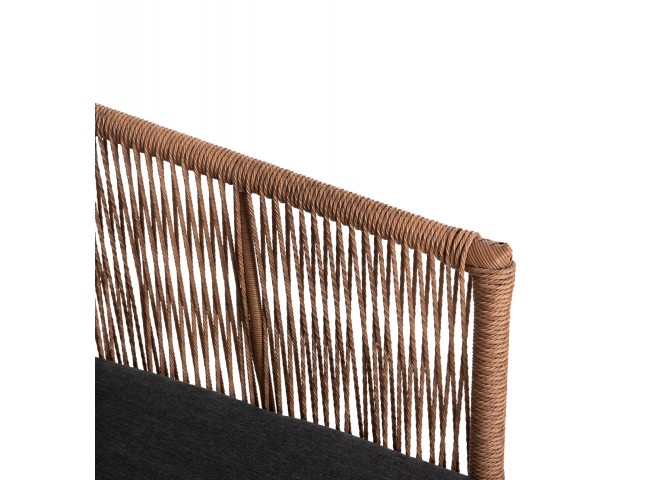 ΣΑΛΟΝΙ ΕΞ.ΧΩΡΟΥ 4ΤΜΧ FREJA HM6057.01 ΑΛΟΥΜ. ΛΕΥΚΟ-PE RATTAN ΜΠΕΖ-ΑΝΘΡΑΚΙ ΜΑΞΙΛΑΡΙΑ