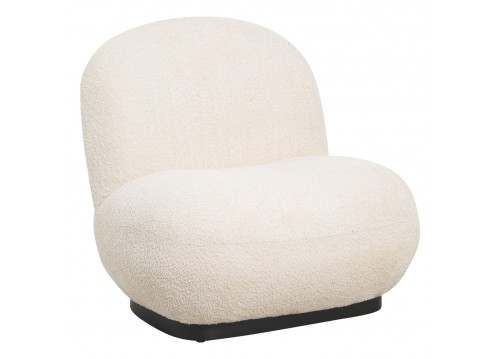 ΠΟΛΥΘΡΟΝΑ BEANY HM9591.06 ΕΚΡΟΥ ΜΠΟΥΚΛΕ ΥΦΑΣΜΑ 85x82x77Υ εκ.