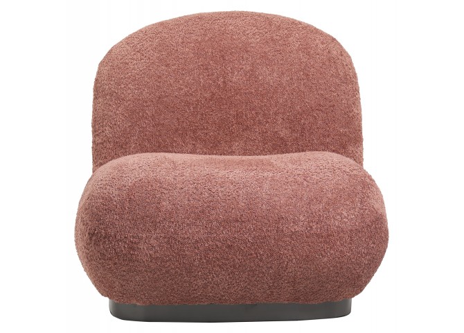 ΠΟΛΥΘΡΟΝΑ BEANY HM9591.02 ΡΟΖ ΜΠΟΥΚΛΕ ΥΦΑΣΜΑ 85x82x77Υ εκ.