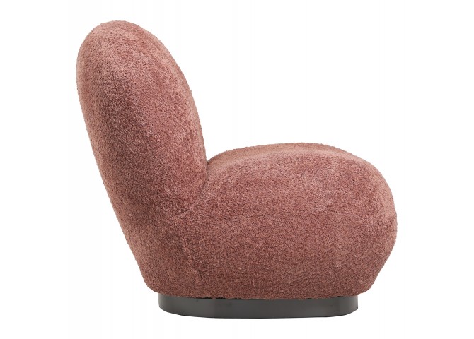 ΠΟΛΥΘΡΟΝΑ BEANY HM9591.02 ΡΟΖ ΜΠΟΥΚΛΕ ΥΦΑΣΜΑ 85x82x77Υ εκ.