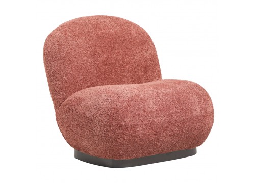 ΠΟΛΥΘΡΟΝΑ BEANY HM9591.02 ΡΟΖ ΜΠΟΥΚΛΕ ΥΦΑΣΜΑ 85x82x77Υ εκ.