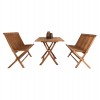 ΣΕΤ ΤΡΑΠΕΖΑΡΙΑΣ ΕΞΩΤ. ΧΩΡΟΥ 3ΤΜΧ KENDALL HM11952 ΜΑΣΙΦ ΞΥΛΟ TEAK ΦΥΣΙΚΟ