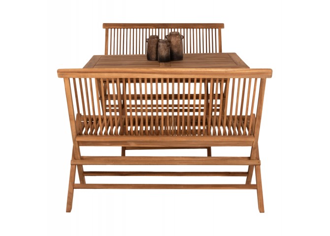 ΣΕΤ ΤΡΑΠΕΖΑΡΙΑΣ ΕΞΩΤ. ΧΩΡΟΥ 3ΤΜΧ KENDALL HM11952 ΜΑΣΙΦ ΞΥΛΟ TEAK ΦΥΣΙΚΟ