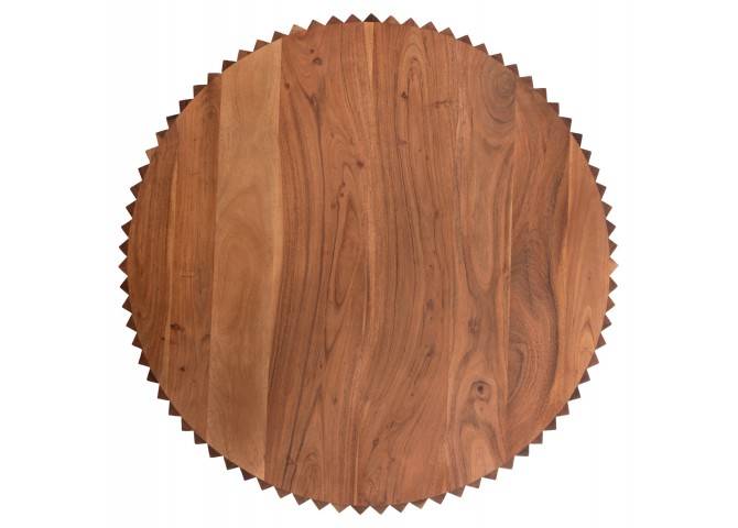 ΣΕΤ 2ΤΜΧ ΤΡΑΠΕΖΙΑ ΣΑΛΟΝΙΟΥ ΣΤΡΟΓΓΥΛΑ SEDGE HM11944 ΜΑΣΙΦ ΑΚΑΚΙΑ Φ90 & Φ40εκ.