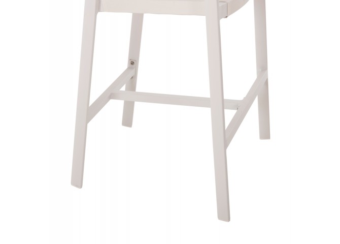 ΣΚΑΜΠΟ ΑΛΟΥΜΙΝΙΟΥ ΛΕΥΚΟ HM5892.32 ΜΕΣ. ΥΨΟΥΣ-ΜE RATTAN & TΕΧΤLINE 57x57x99,5Yεκ.