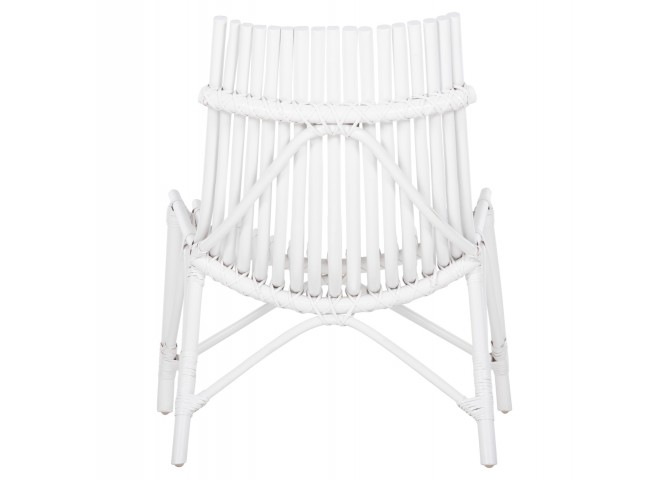ΚΑΡΕΚΛΑ ΕΞΩΤ.ΧΩΡΟΥ CELLION HM9812.03 ΡΑΒΔΟΙ RATTAN ΣΕ ΛΕΥΚΟ ΧΡΩΜΑ 76x72x83Υεκ.