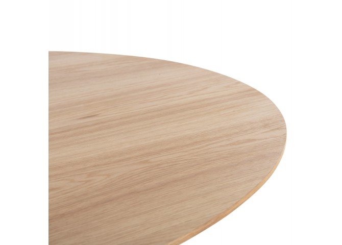 ΤΡΑΠΕΖΙ ΟΒΑΛ DENTY HM9611.01 MDF ΜΕ ΚΑΠΛΑΜΑ ΔΡΥΟΣ-ΦΥΣΙΚΟ ΟΑΚ 240x120x75Υεκ.