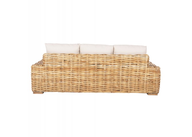 ΚΑΝΑΠΕΣ ΤΡΙΘΕΣΙΟΣ ΕΞ.ΧΩΡΟΥ TROPEL HM9808 ΞΥΛΟ MANGO-RATTAN ΦΥΣΙΚΟ-ΛΕΥΚΑ ΜΑΞΙΛΑΡΙΑ 216x88x85Υεκ