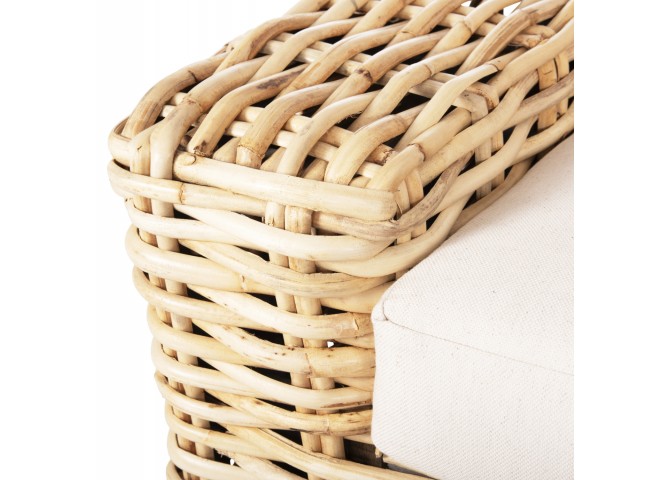 ΚΑΝΑΠΕΣ ΤΡΙΘΕΣΙΟΣ ΕΞ.ΧΩΡΟΥ TROPEL HM9808 ΞΥΛΟ MANGO-RATTAN ΦΥΣΙΚΟ-ΛΕΥΚΑ ΜΑΞΙΛΑΡΙΑ 216x88x85Υεκ