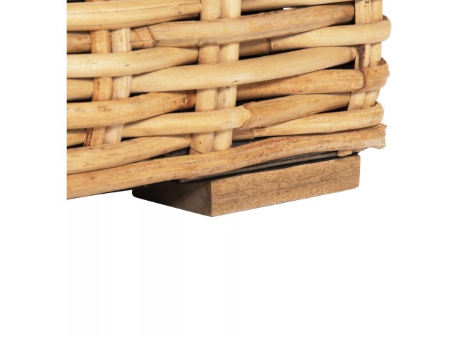 ΚΑΝΑΠΕΣ ΤΡΙΘΕΣΙΟΣ ΕΞ.ΧΩΡΟΥ TROPEL HM9808 ΞΥΛΟ MANGO-RATTAN ΦΥΣΙΚΟ-ΛΕΥΚΑ ΜΑΞΙΛΑΡΙΑ 216x88x85Υεκ