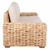 ΚΑΝΑΠΕΣ 2-ΘΕΣΙΟΣ TROPEL HM9809 ΞΥΛΟ MANGO-RATTAN ΦΥΣΙΚΟ-ΛΕΥΚΑ ΜΑΞΙΛΑΡΙΑ 192x88x70-85Υεκ.