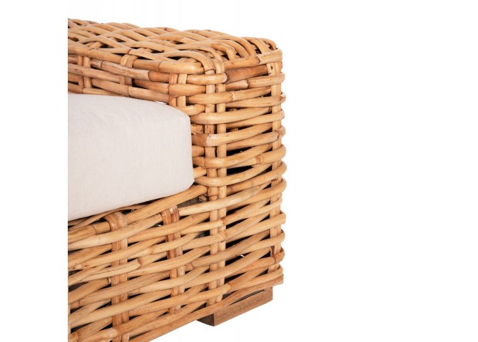 ΠΟΛΥΘΡΟΝΑ TROPEL HM9810 ΞΥΛΟ MANGO-RATTAN ΦΥΣΙΚΟ-ΛΕΥΚΑ ΜΑΞΙΛΑΡΙΑ 110x88x70-85Υεκ.