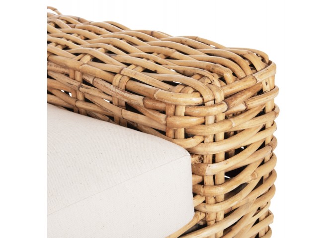 ΠΟΛΥΘΡΟΝΑ TROPEL HM9810 ΞΥΛΟ MANGO-RATTAN ΦΥΣΙΚΟ-ΛΕΥΚΑ ΜΑΞΙΛΑΡΙΑ 110x88x70-85Υεκ.