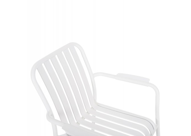 ΠΟΛΥΘΡΟΝΑ ΑΛΟΥΜΙΝΙΟΥ RACHEL HM6088.02 ΛΕΥΚΗ 63x58x85Υεκ.