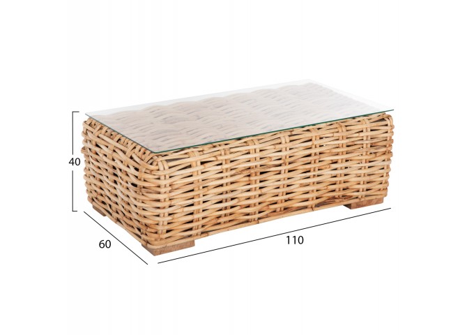 ΣΕΤ ΣΑΛΟΝΙ ΕΞ.ΧΩΡΟΥ TROPEL HM11941 3ΤΜΧ ΦΥΣΙΚΟ RATTAN-ΛΕΥΚΑ ΜΑΞΙΛΑΡΙΑ