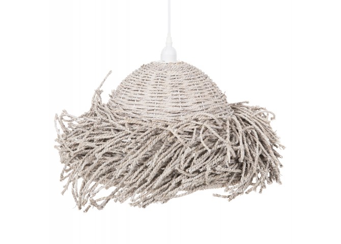 ΦΩΤΙΣΤΙΚΟ ΟΡΟΦΗΣ ΚΡΕΜΑΣΤΟ HM4349 SEAGRASS ΣΕ WHITEWASH ΧΡΩΜΑ Φ60x25Υεκ.