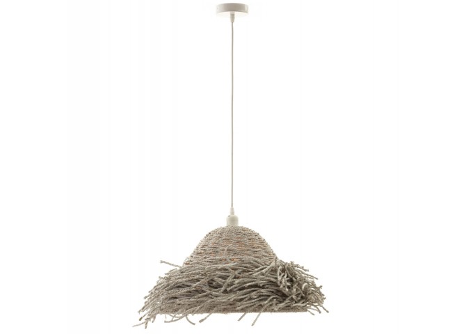 ΦΩΤΙΣΤΙΚΟ ΟΡΟΦΗΣ ΚΡΕΜΑΣΤΟ HM4349 SEAGRASS ΣΕ WHITEWASH ΧΡΩΜΑ Φ60x25Υεκ.