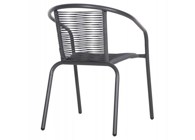 ΠΟΛΥΘΡΟΝΑ SWIFTER HM5969.01 ΜΕΤΑΛΛΟ ΓΚΡΙ-ΣΥΝΘ. RATTAN ΓΚΡΙ 54x61x75Υεκ.