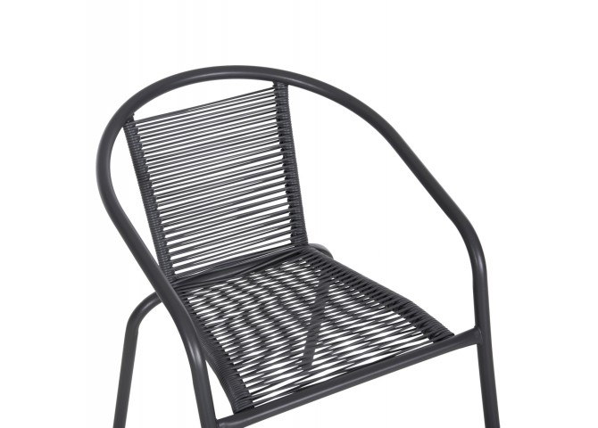 ΠΟΛΥΘΡΟΝΑ SWIFTER HM5969.01 ΜΕΤΑΛΛΟ ΓΚΡΙ-ΣΥΝΘ. RATTAN ΓΚΡΙ 54x61x75Υεκ.