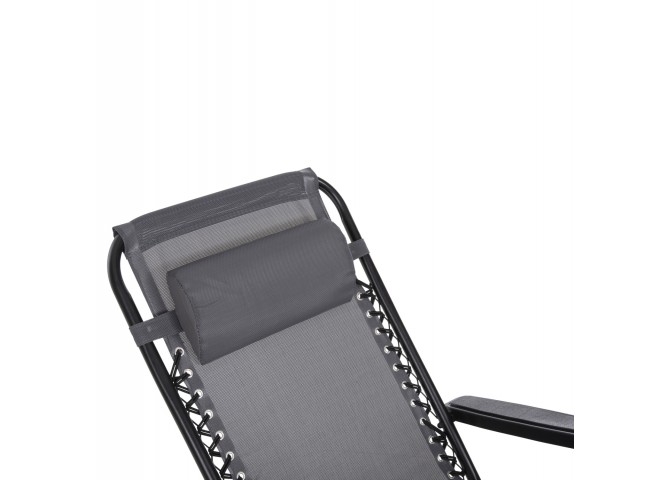 ΠΟΛΥΘΡΟΝΑ RELAX COMPANION HM5095.11 ΓΚΡΙ TEXTILENE-ΜΑΥΡΟ ΜΕΤΑΛΛΟ 67x145x110Υεκ.