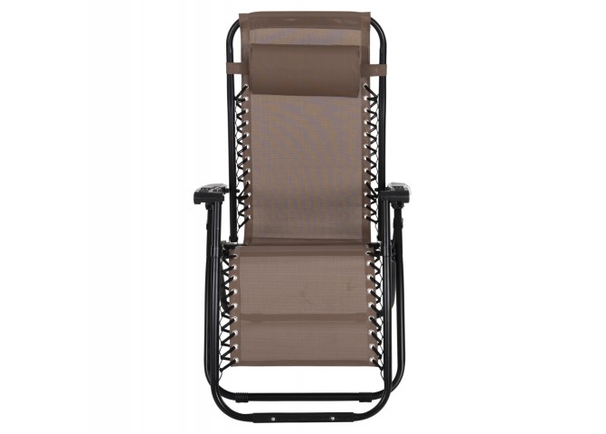 ΠΟΛΥΘΡΟΝΑ RELAX COMPANION HM5095.14 ΣΑΜΠΑΝΙ TEXTILENE-ΜΑΥΡΟ ΜΕΤΑΛΛΟ 67x145x110Υεκ.