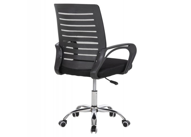 ΚΑΡΕΚΛΑ ΓΡΑΦΕΙΟΥ TRAIL2 HM1193 ΜΑΥΡΟ MESH-ΠΟΔΙ ΧΡΩΜΙΟΥ 62x59x120Yεκ.