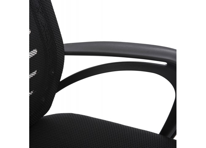 ΚΑΡΕΚΛΑ ΓΡΑΦΕΙΟΥ TRAIL2 HM1193 ΜΑΥΡΟ MESH-ΠΟΔΙ ΧΡΩΜΙΟΥ 62x59x120Yεκ.