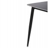 ΤΡΑΠΕΖΙ RAVEN HM9854.02 ΚΕΡΑΜΙΚΟ TOP ΜΑΥΡΟ ΜΑΡΜΑΡΟ-ΜΑΥΡΟ ΜΕΤΑΛΛΟ 117,5x67,5x76Υεκ.