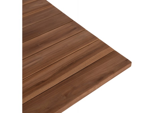 ΤΡΑΠΕΖΙ LEO HM9622.11 ΤΕΤΡΑΓΩΝΟ ΜΑΣΙΦ ΞΥΛΟ ΤΕΑΚ 80X80x75Υεκ.