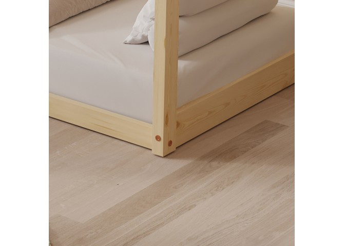 ΚΡΕΒΑΤΙ ΠΑΙΔΙΚΟ PEPE HM678.01 τ.MONTESSORI ΞΥΛΟ ΠΕΥΚΟ ΦΥΣΙΚΟ- 140x70εκ